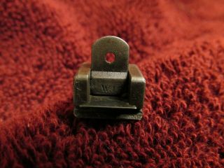 M1 Carbine rear type 1 flip sight INLAND early orig finish,  WWII (W12) 2