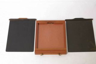 F95137 Vintage Wood 4X5 Glass Dry Plate Holder OD 14x119x150MM 2