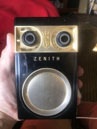 Vintage Zenith Royal 500 Radio Owl 7 Transistors Not