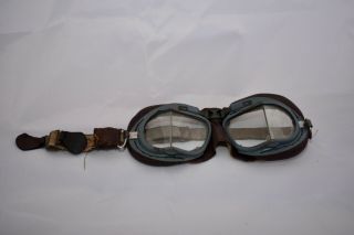WW2 RAF Mark 8 Flight Goggles Clear Lenses 3