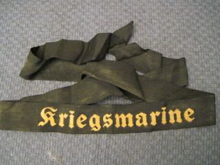 Ww2 Kriegsmarine Cap Tally