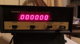 Vintage Heathkit Im - 2410 Digital Frequency Counter