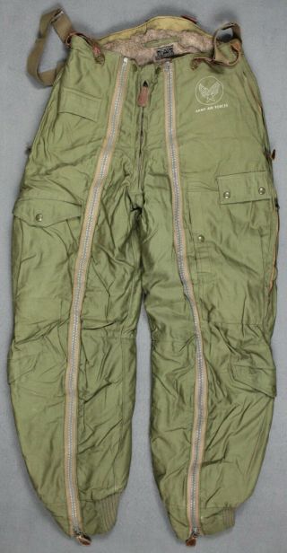Vintage Wwii Us Army Air Forces Type A - 11 Intermediate Flying Trousers Size 30