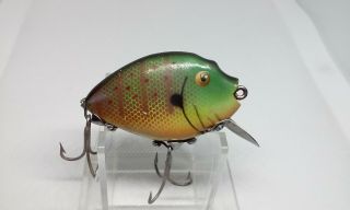 Vintage Heddon Punkinseed 9630 Sunfish Gold Eyes Perch Crankbait Fishing Lure