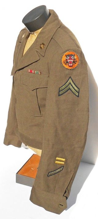 Orig Us Army Wwii Eto Tank Destroyer Corporal 
