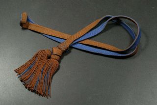 Ww2 Japanese Army Company Officers Sword Tassel String Gunto Blue/brown 48cm