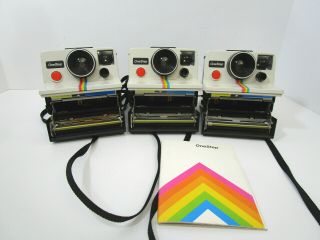 3 - Vintage Polaroid One Step Rainbow Instant SX - 70 Film Land Camera - Cameras 2