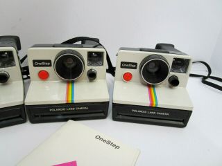 3 - Vintage Polaroid One Step Rainbow Instant SX - 70 Film Land Camera - Cameras 3