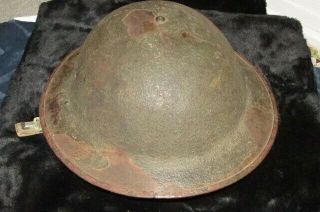 Wwii Us Army / Marine Corps M1917a1 Kelly Helmet Combat Action Midway 7c 229