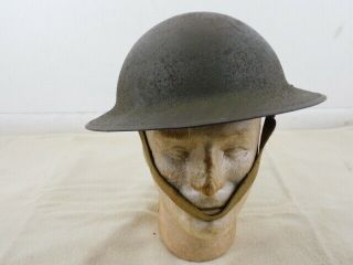Ww 2 Us Army M - 1917a1 Combat Helmet With Liner