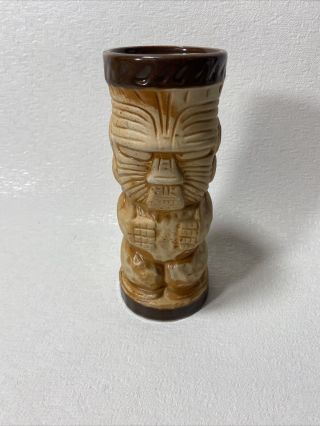Tiki Mug Vintage Trader Dicks John Ascuagas Nugget Reno Ceramic Cup