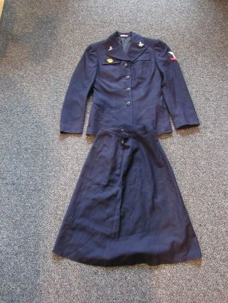 Wwii Us Navy Female Named Tunic And Skirt Set