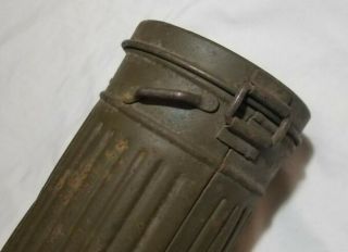 WWII WW2 German Luftschutz Gas Mask Gasmask w canister,  Filter 1937 3
