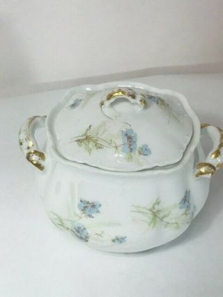 Vintage Haviland & Co Limoges China France 9794 Covered Sugar Bowl Soup W Lid