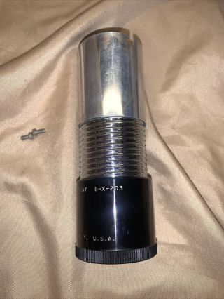 Vtg Kollmorgen Optical Corp 5” Snaplite Series BX 203 Movie Projector Lens N.  Y. 3