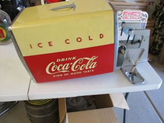 50s Coca Cola Dispenser With Mtg Bracket And Cup Holder Dole Coke Soda Jerk