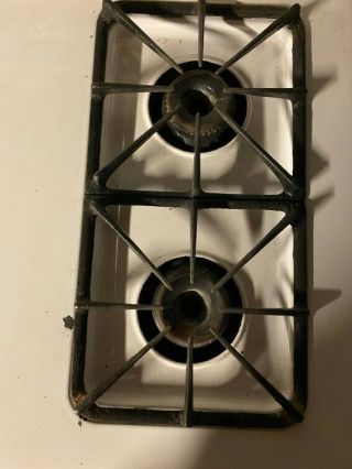 Caloric Deluxe 1950s/early 60s White Vintage 4 - Burner Gas Stove w/ Oven 5