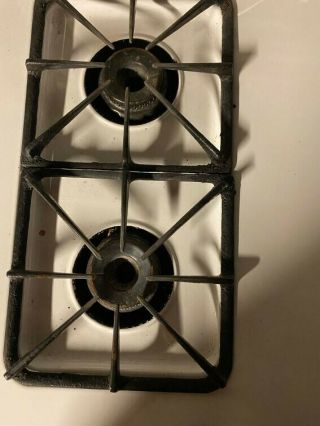 Caloric Deluxe 1950s/early 60s White Vintage 4 - Burner Gas Stove w/ Oven 6