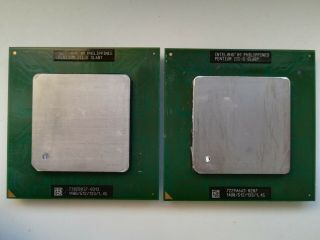 Intel Pentium Iii - S 1.  4ghz Sl6by 1400/512/133 Rare Vintage Cpu