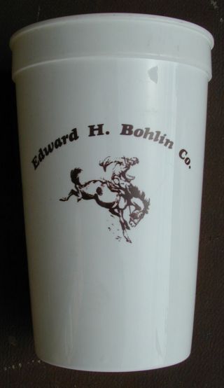 Very Rare Drinking Cup With Log Edward H.  Bohlin Hollywood California