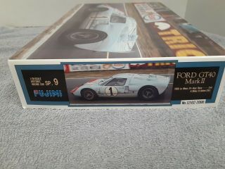 1/24th scale 1:24 Ford GT40 Mark II 1966 LeMans Fujimi SP 9 box not 3