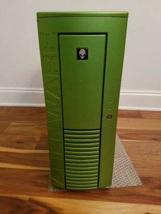 Vintage Alienware Area 51 Dragon Case - Cyborg Green