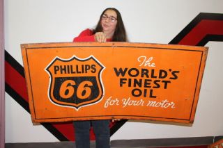 Large Phillips 66 The World 
