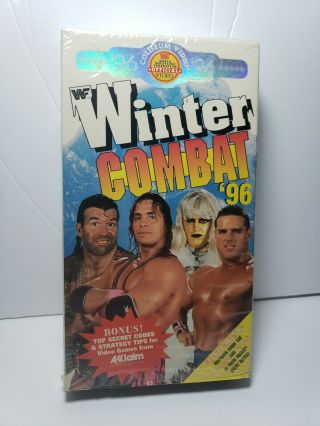 Wwf Winter Combat 1996 96 Vhs Coliseum Video Pro Wrestling Tape Wwe Vintage