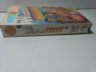 WWF Winter Combat 1996 96 VHS Coliseum Video Pro Wrestling Tape WWE Vintage 3