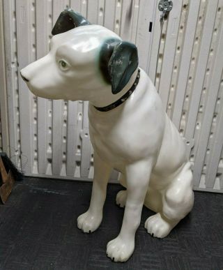 Vintage Rca Nipper Dog His Master 