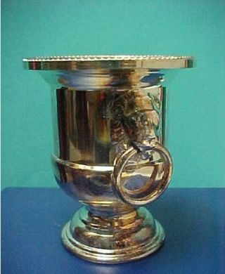 Vintage Eales 1779 Italy Silver Plate Mini Champagne Bucket Toothpick Holder