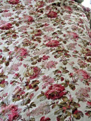 Pottery Barn Reversible Floral & Striped Duvet Cover Twin 100 Cotton