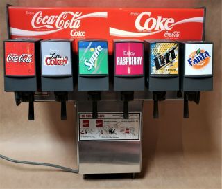 Vintage 1980s Coca - Cola Coke Dispensing Maching Ex Retail