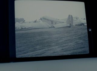 3 Wwii Occupied Germany Film Negatives C1945/46 German Airplanes Luftwaffe