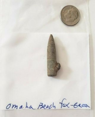 Ww2 Us.  30 Relic Recovered From Fox Green Sector Omaha Beach D - Day