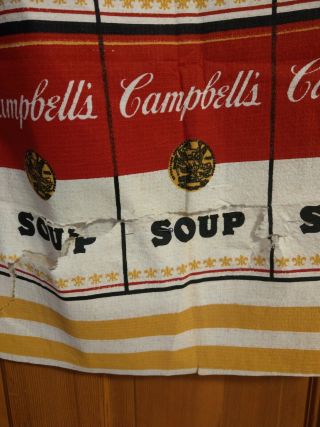 VINTAGE CAMPBELL ' S SOUP THE SOUPER PAPER DRESS ANDY WARHOL Circa 1960 ' s 4