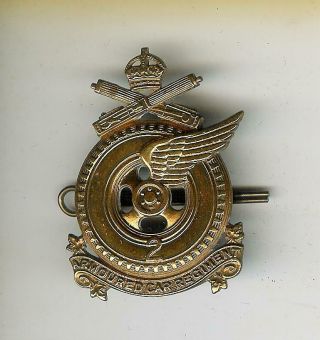 Wwii Canadian 2nd Armoured Car Regiment Cap Badge