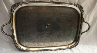 Magnificent Los Angeles Country Club " Lacc " Golf Trophy Shefield Silver Tray