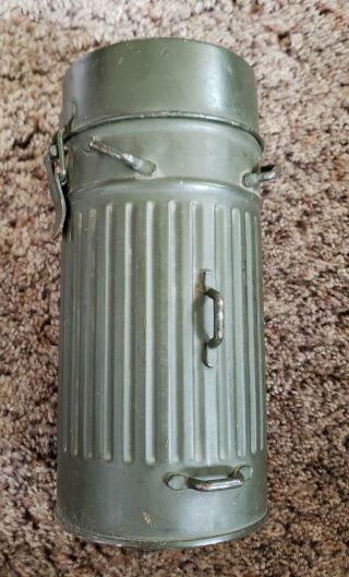 German Pre Wwii Gas Mask Can 1934