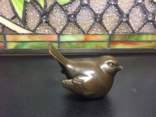 Signed: Juno,  Bronze Statue Sculpture Bird Statue