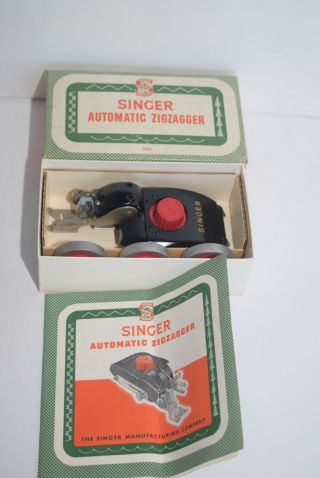 Vintage Singer Sewing Machine 160986 Automatic Zigzagger For 301 Machines