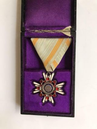 Ww2 Former Imperial Japanese Army 6th Class Order Medal