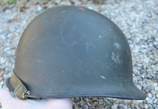 Orig.  Wwii / Ww2 U.  S.  Army M1 Helmet Vietnam Reissue Front Seam Mccord A