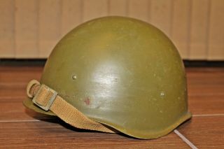 Orig WW2 WWII Soviet Union (USSR) Russian Red Army Helmet SSH - 40 Model 40 SZ 2 2