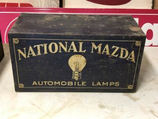 Vintage National Ge Mazda Automobile Lamp Bulb Cabinet Car Truck Light