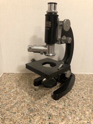 Vintage Shimadzu Kalnew Microscope Model 519 Japan 1084