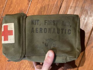 Wwii Us Aeronautics First Aid Kit