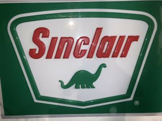 Sinclair Gas Station Outside Light Sign