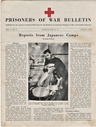August 1944 Red Cross Prisoners Of War Bulletin - Names In Listing
