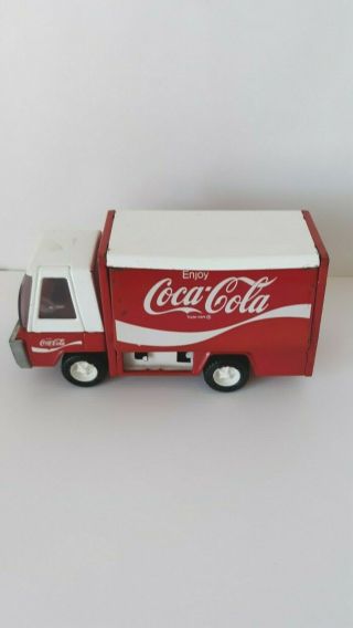 Vintage Red & White Coca Cola Buddy L Delivery Truck Collectible Merchandise